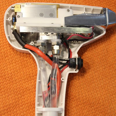 Structure of a laser applicator