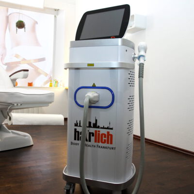 Alexandrit-Laser Alexandrit-Laser zur Entfernung tiefliegender und heller Haare